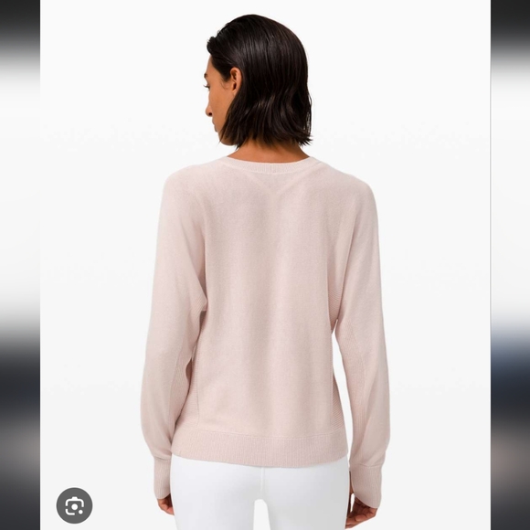 Lululemon Cashlu Knit Sweater Pink - Picture 4 of 11